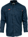 Lapco 5 oz FR Tecasafe® One Inherent Modern Uniform Shirt | Denim Navy - TCS5DN