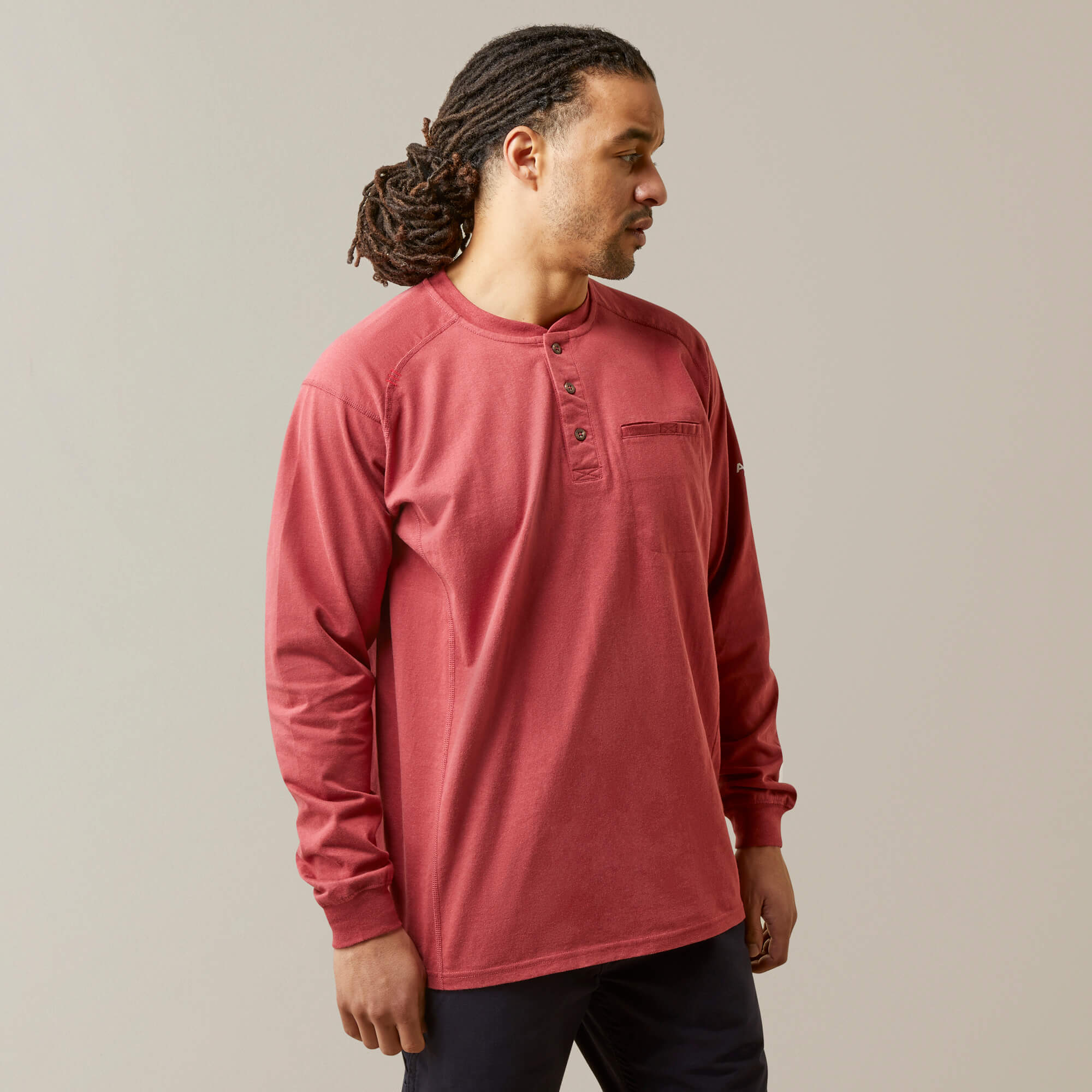 Men s Breathable Ariat FR Shirts Henley FROutlet