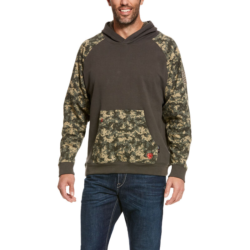 Ariat Flame Resistant Sage Digi Camo Durastretch Patriot Hoodie