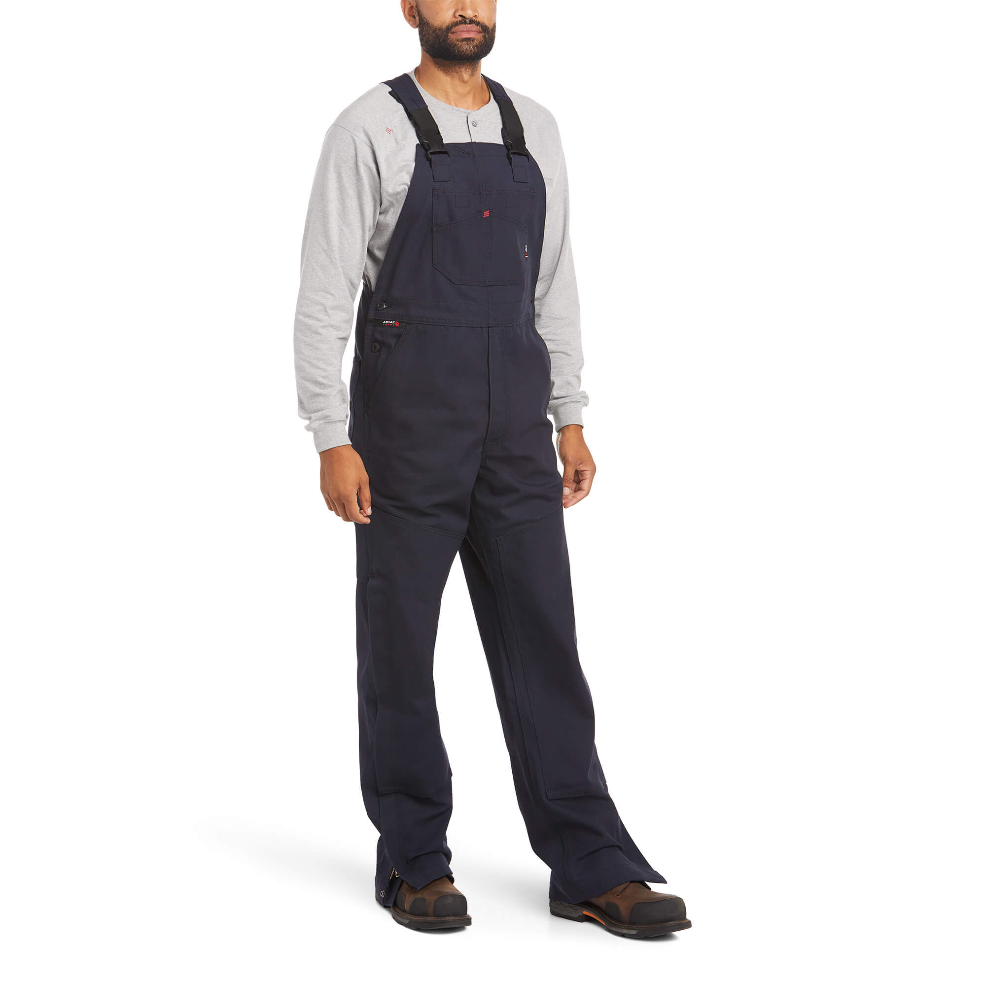 Ariat Men's Flame Resistant Unlined Canvas Bib Overall | Navy