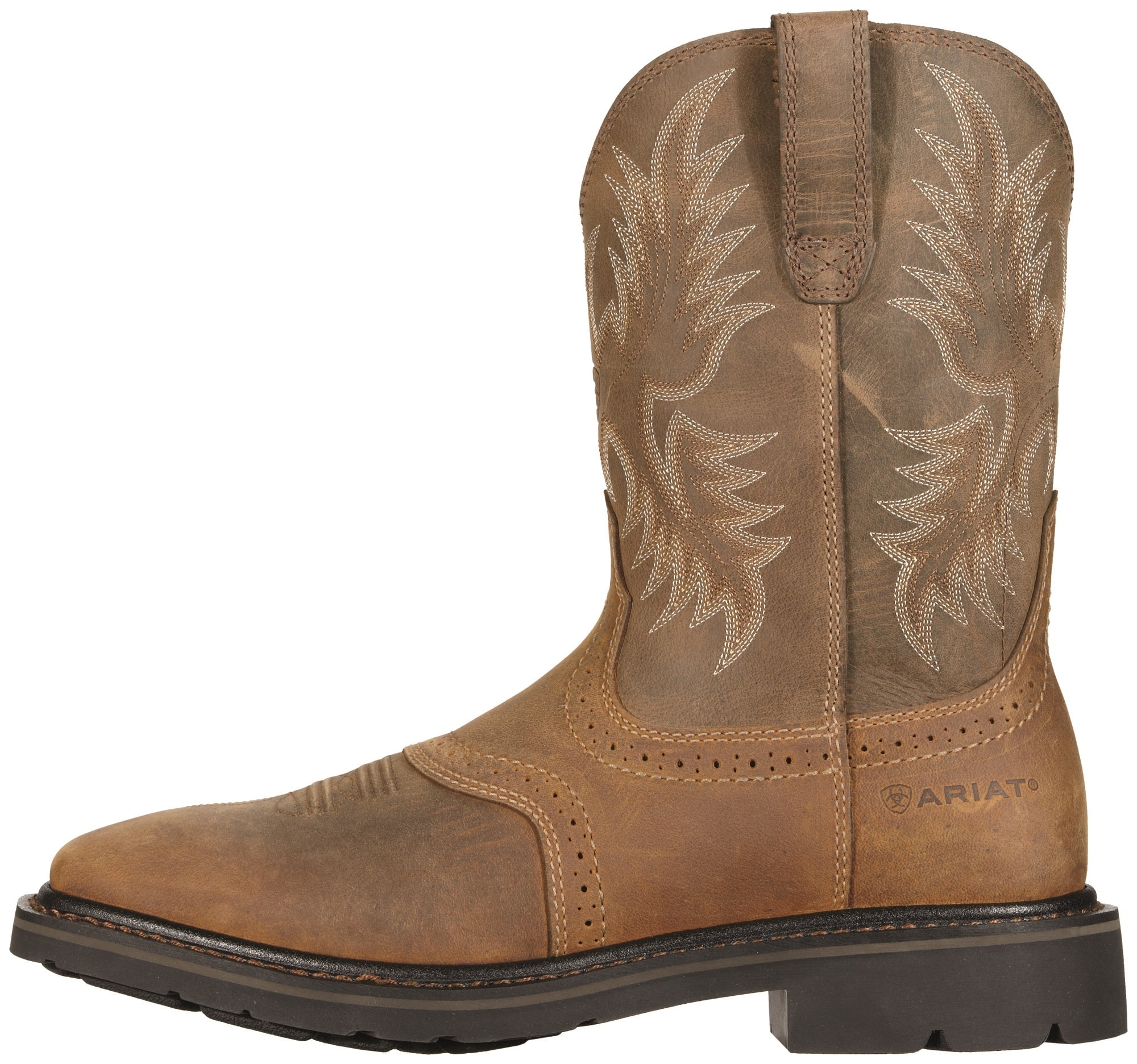 ariat steel toe western boots