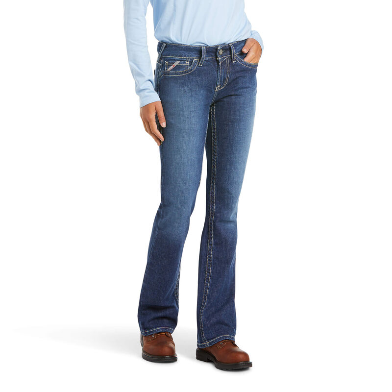 Women's Ariat FR Blue Jeans | Boot Cut | 10016177