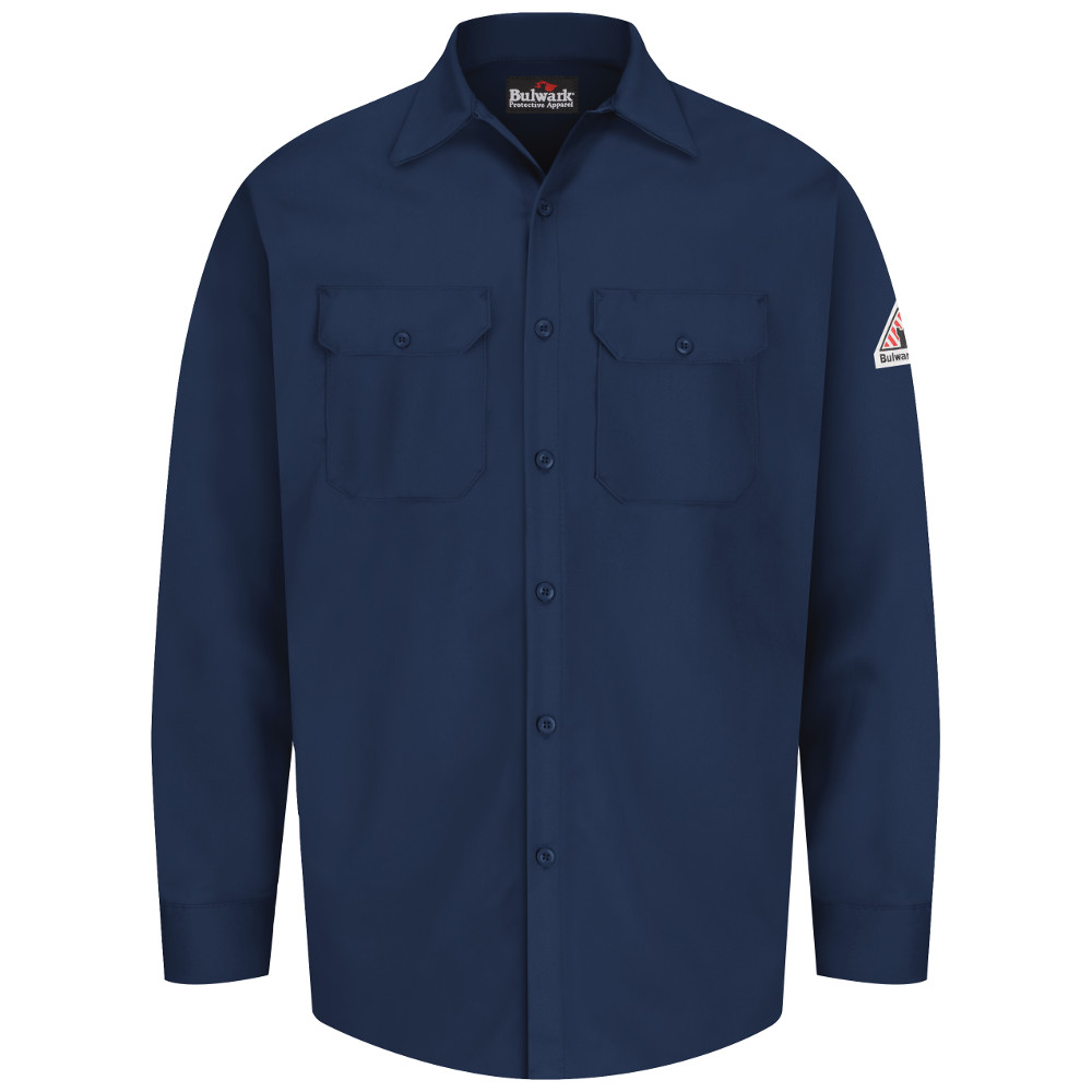 Blue Gray Khaki Bulwark Shirts Flame Resistant