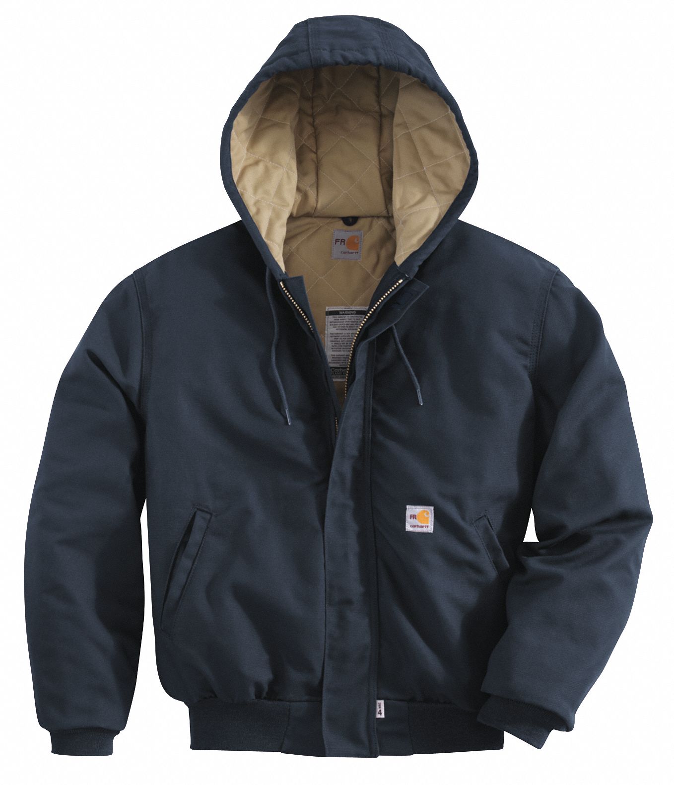 Carhartt FR Duck Quilt-Lined Active Jac in Dark Navy | 101621-410