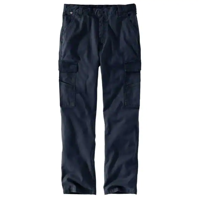 Carhartt FR Rugged Flex Relaxed Fit Canvas Work Pant | Navy