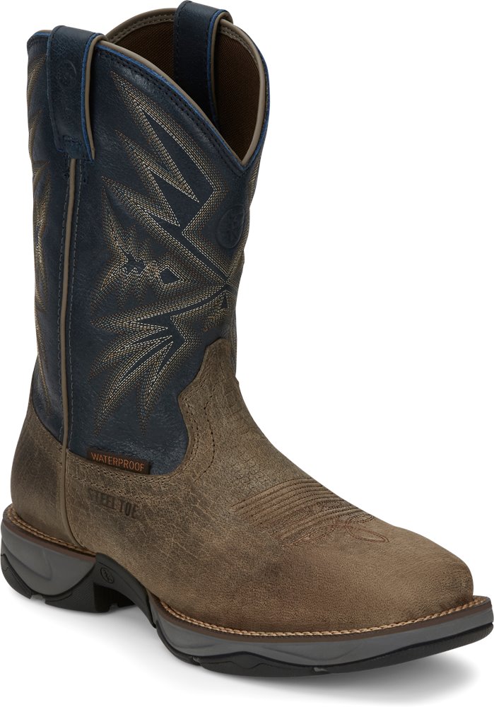 Tony lama square toe work clearance boots